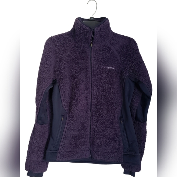 Columbia Pearl Plush II Purple South Carolina Palmetto Embroidered Jacket SZ M - Picture 1 of 8